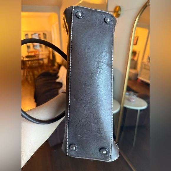 Coach Vintage Hamptons Doctor Bowler Bag Dark Brown 2001 - Picture 6 of 10